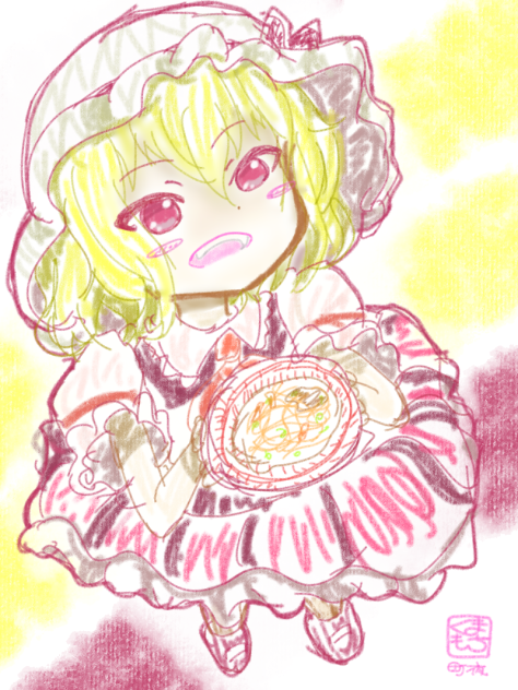 東方→ラーメンもったフランさん