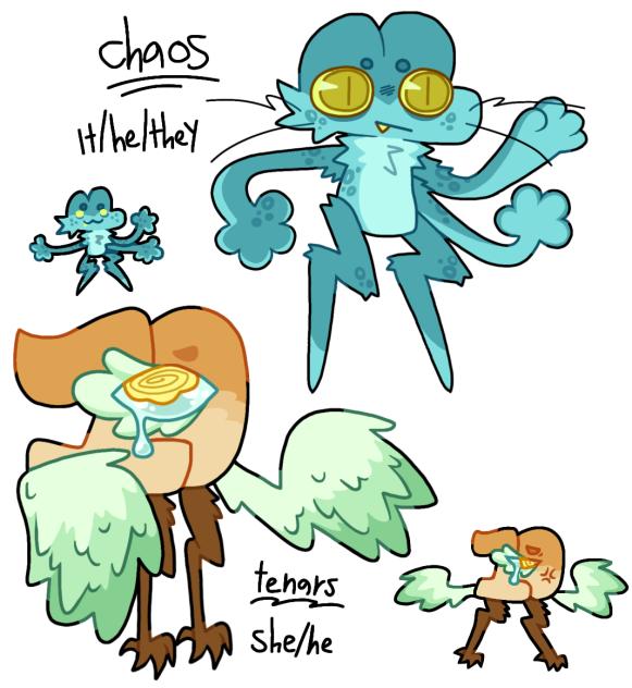 some side characters for my au