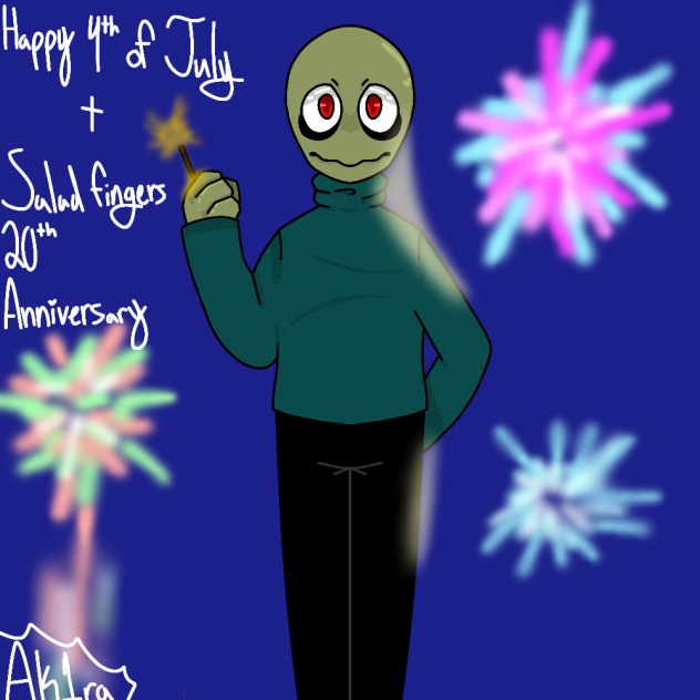4th of July + Salad Fingers 20th Ann