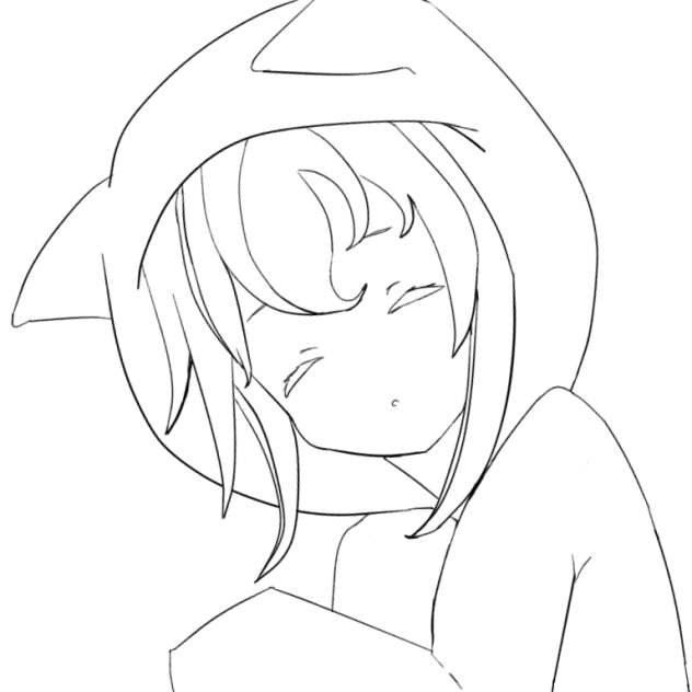 すやすや 塗り絵