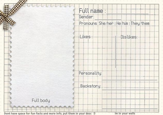 !Solitaire Character Sheet!