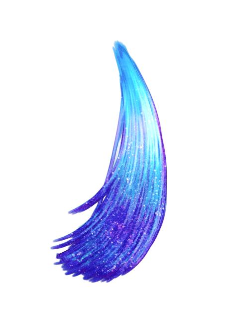 キラキラの髪の毛の描き方