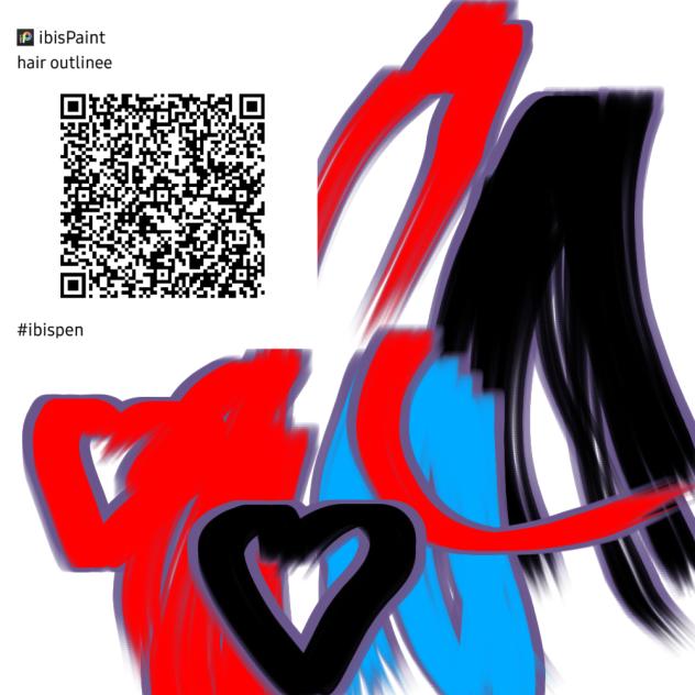 hair outline don't repost pls