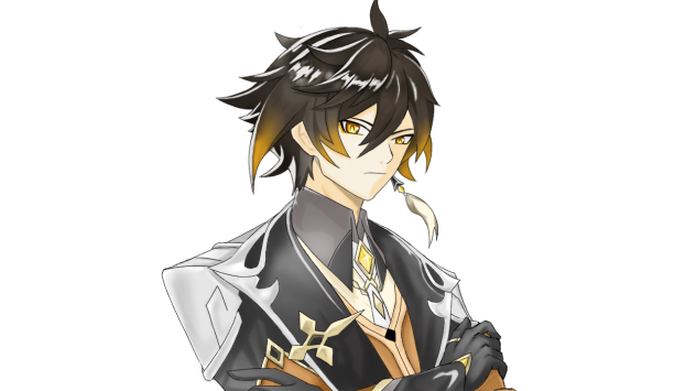 Drawing zhongli
