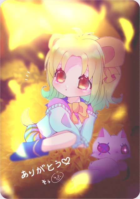 お誕生日に描いたよ