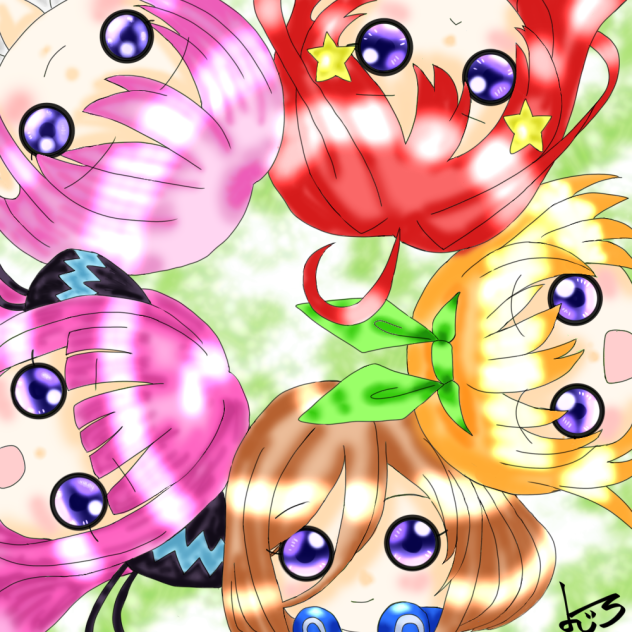 五等分の花嫁　五つ子ミニキャラ