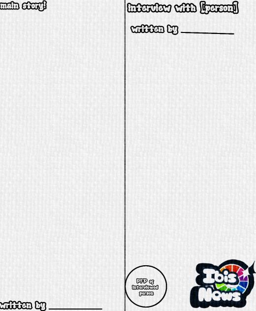 page design for ibis news!!