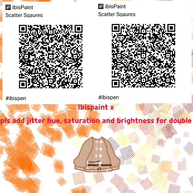 Scatter Sqaures QR Code