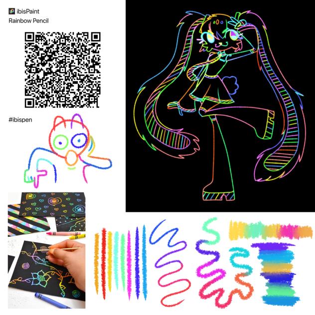 rainbow pencil 🌈✏️