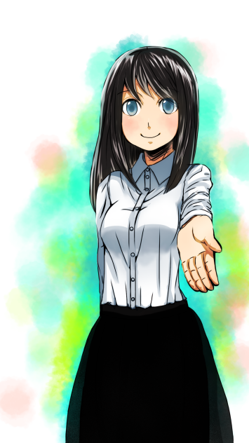 女の子。