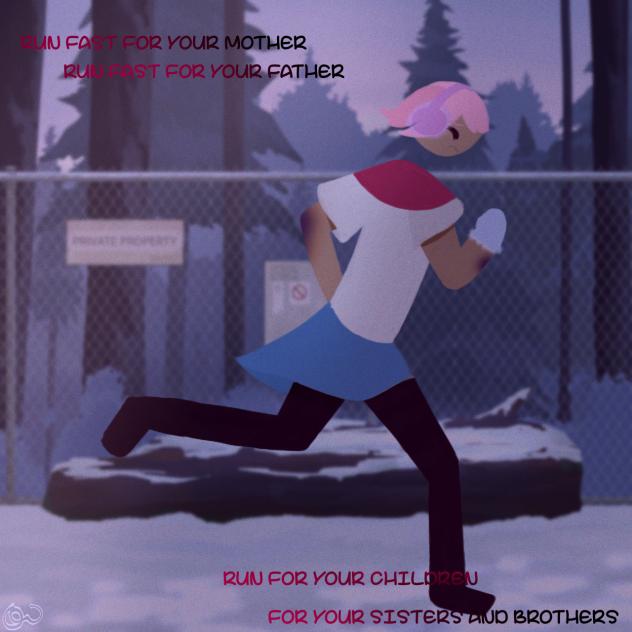 ❄️🏃‍♀️🩸