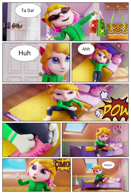 Comic Angela 2 - Shoe Drama (Part 1)