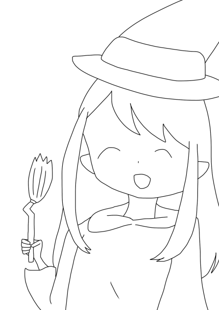 ウィッチ線画