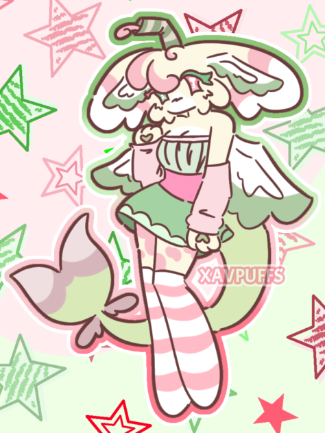 Matcha Strawberry Angel!