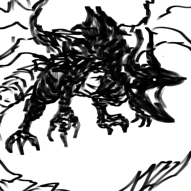 ドラゴン下書き