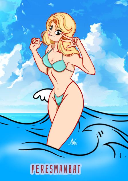 Summer girl.