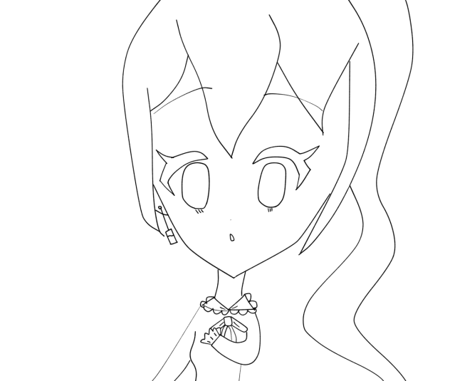 落書きです⭐️     塗り絵