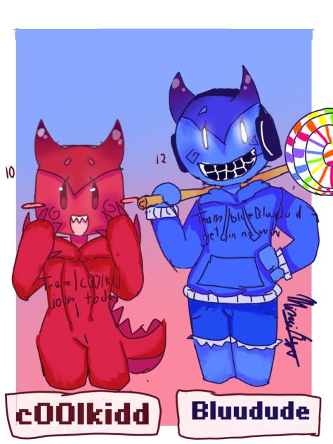 C00LKIDD AND BLUUDUDE👊😃