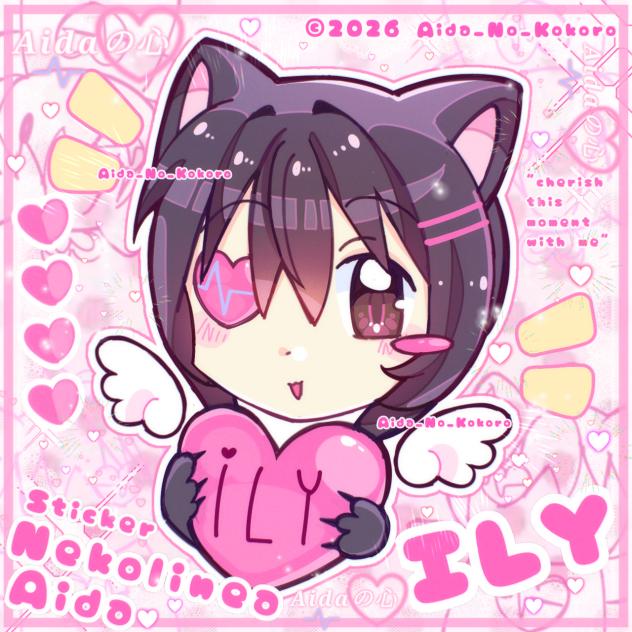 Nekolinea Aida🩷🪽 Sticker!