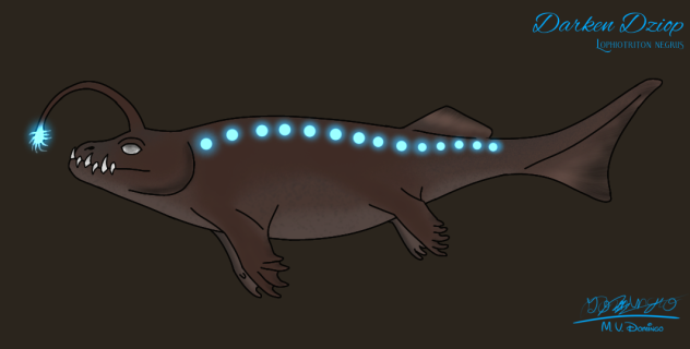Darken Dziop glowing