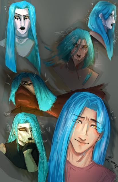 blue