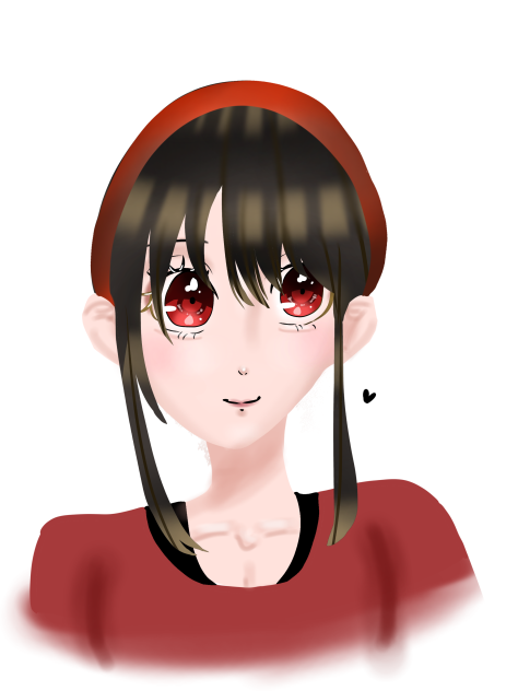 ヨルさん描いてみた！
