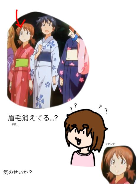 早苗の眉毛
