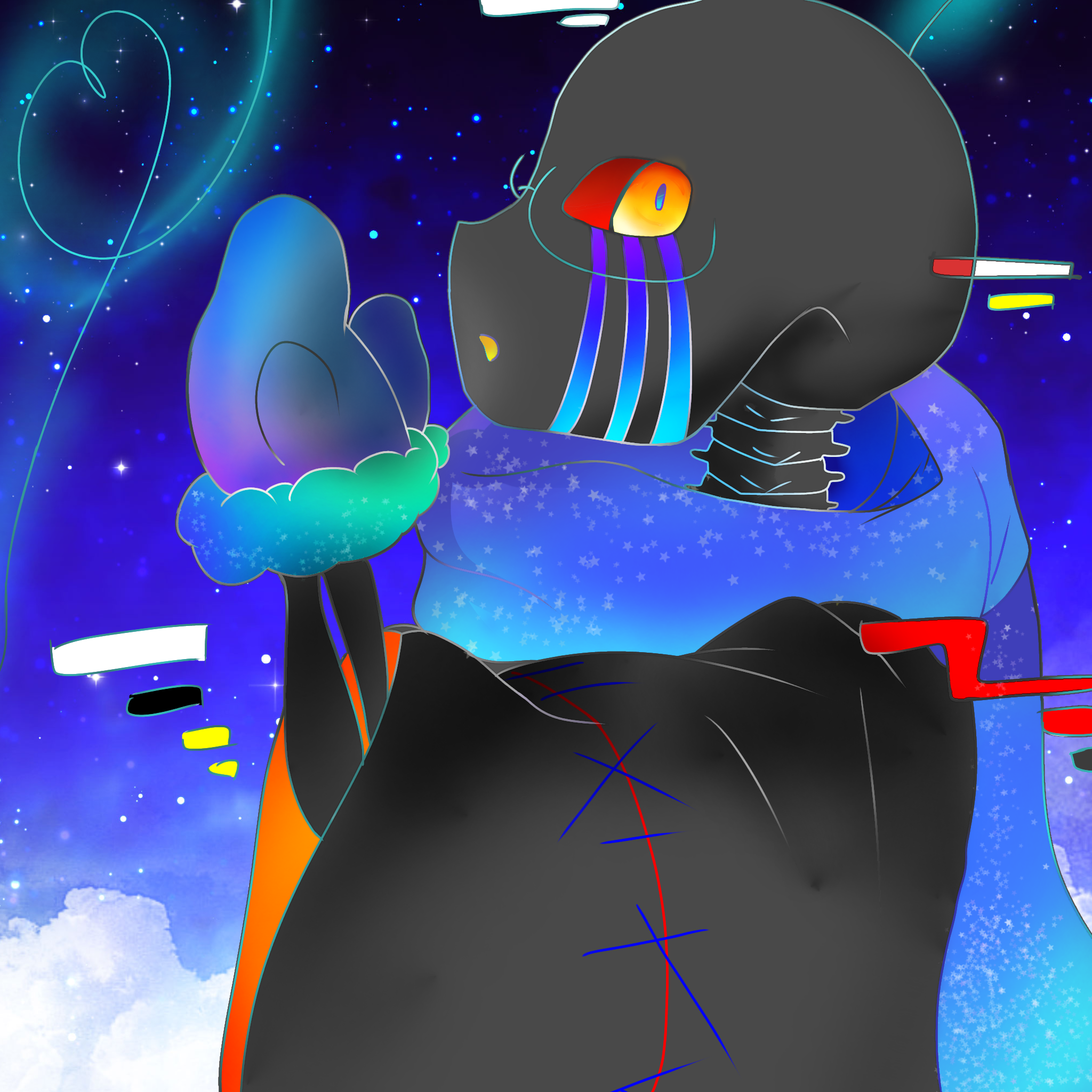 UndertaleAU ERROR！Sans君 - ibisPaint