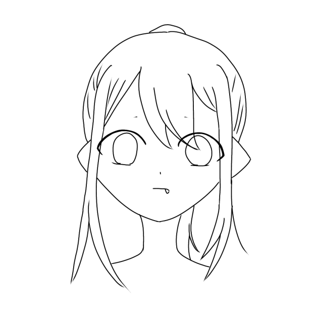 水葵ちゃん　線画