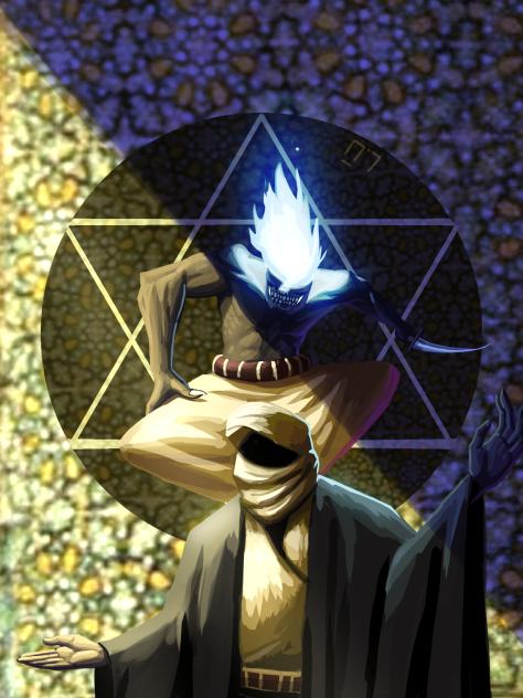 the jinn and his disguise..