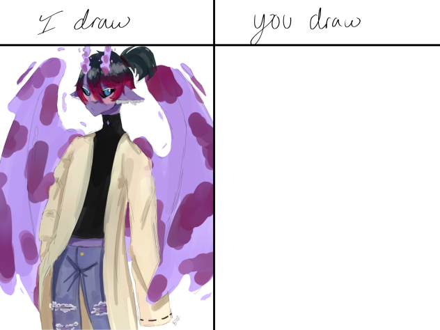 I draw I draw with me again