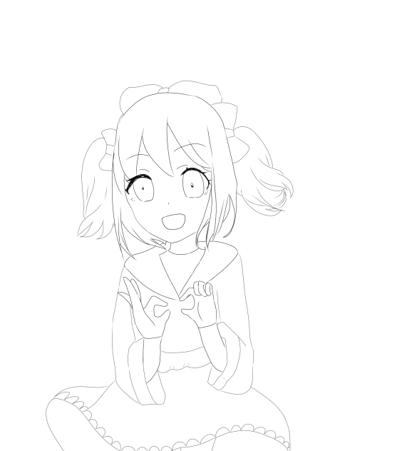 100th artwork! Line-art