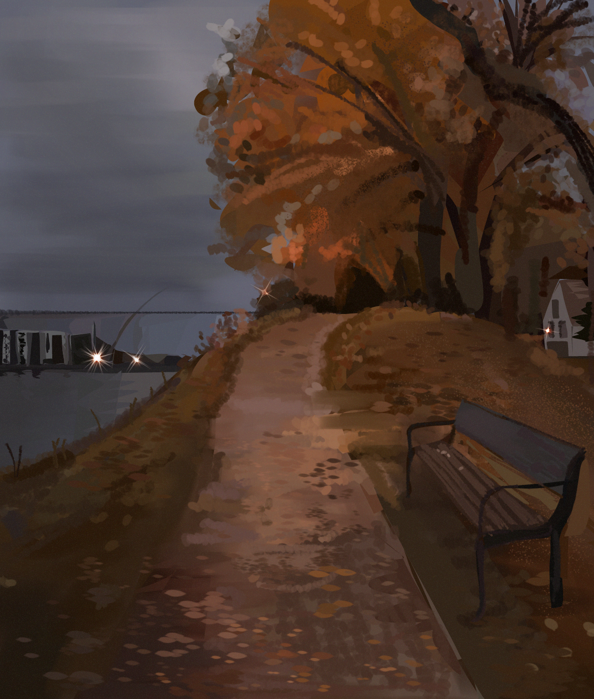 AUTUMN 🧡🤎🤍 - ibisPaint
