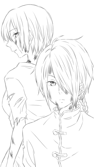 線画 色塗り練習にどーぞ Ibispaint