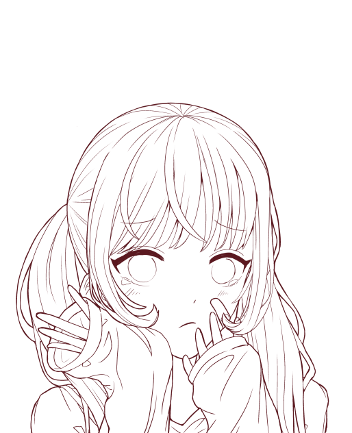 無題線画