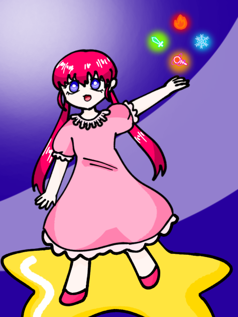 별의 커비 의인화