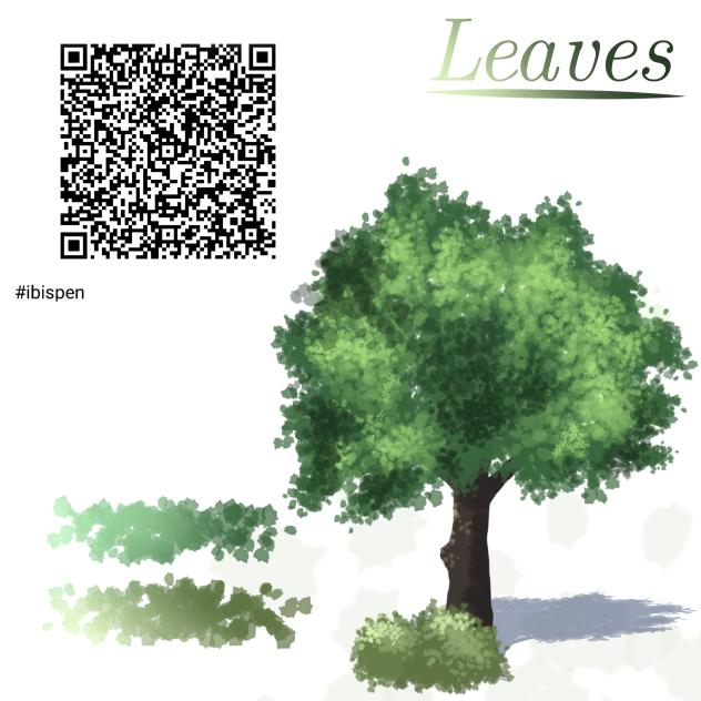 Brush leaves - ibisPaint