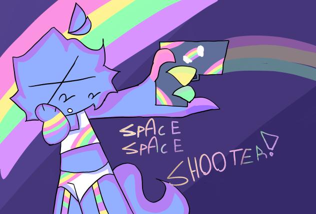 More like rainbow rainbow shoter