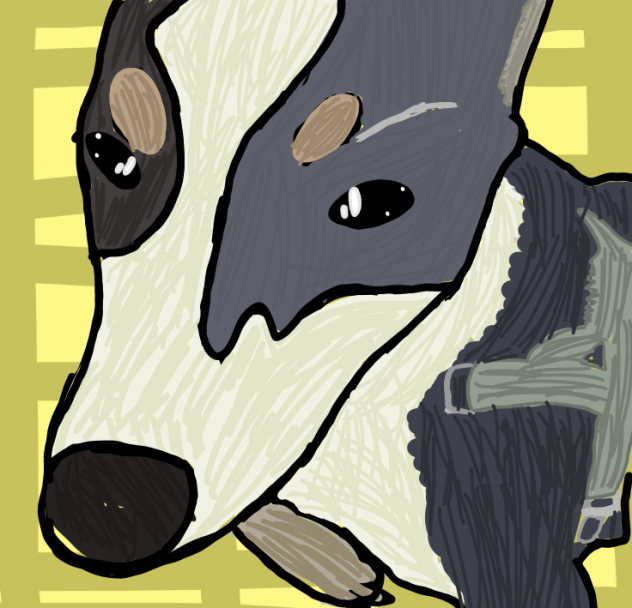 my dog that uh.. died.