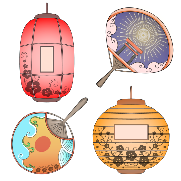 Summer Festival Stickers 1