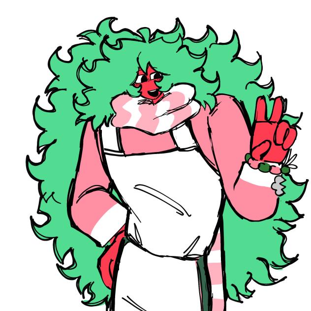 warmup doodle of sprout