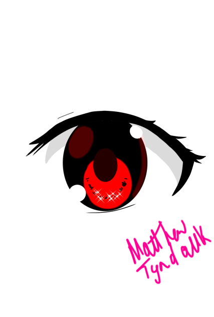 This is how I draw anime eye