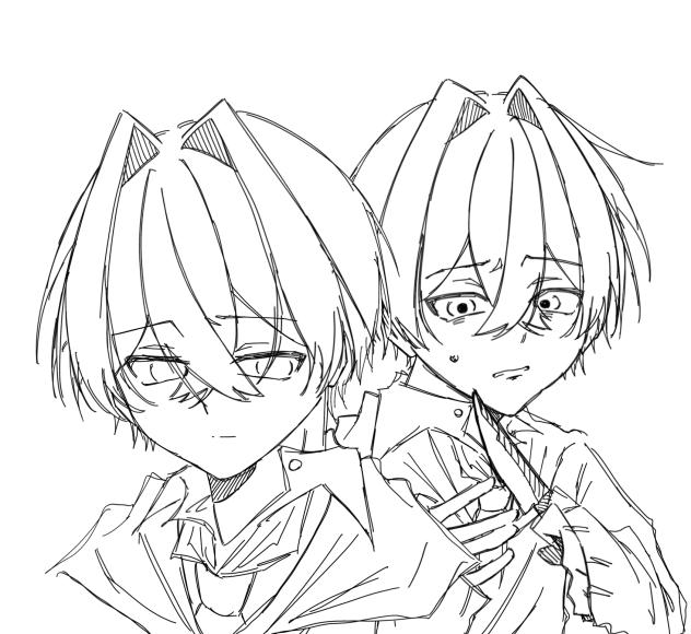 誰か気づいて…（🐐🩵×❤️‍🩹🔪