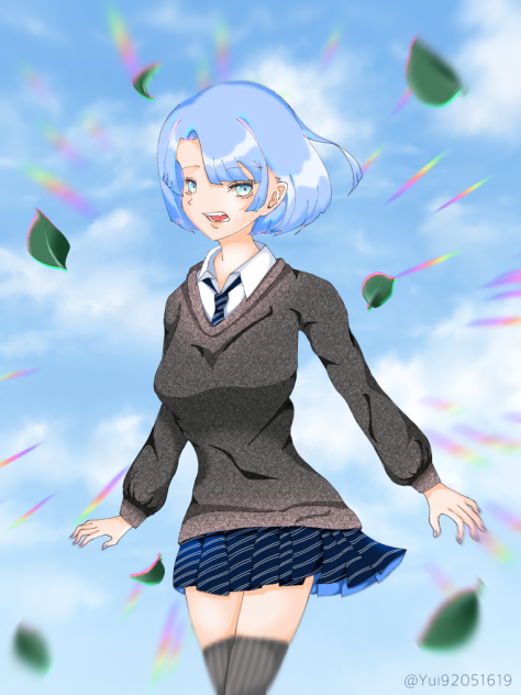 風を操る少女