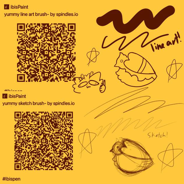 Line art and sketching brushes!