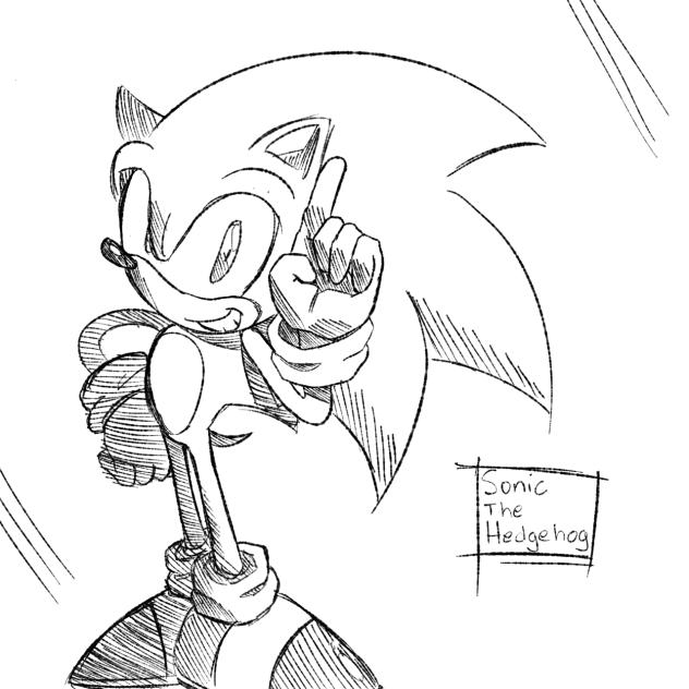 Sonic‼️ (but in a good style