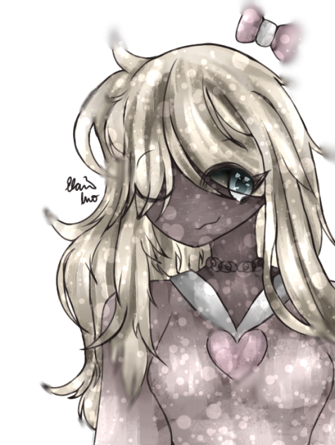 A Girl with Messed up Hair