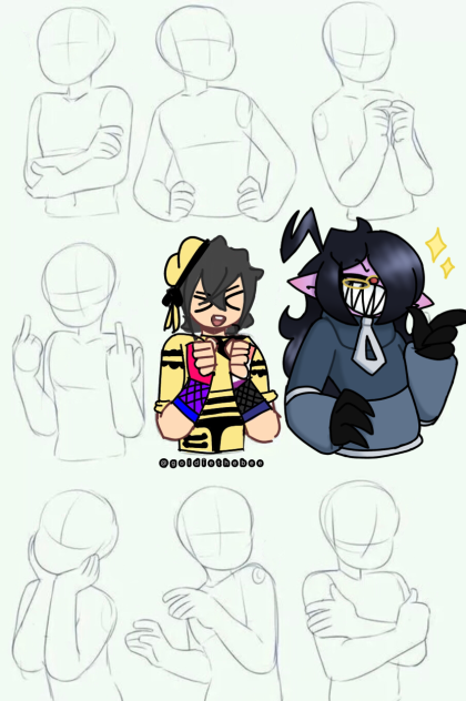 COLAB! 😊 (draw any Oc u have)