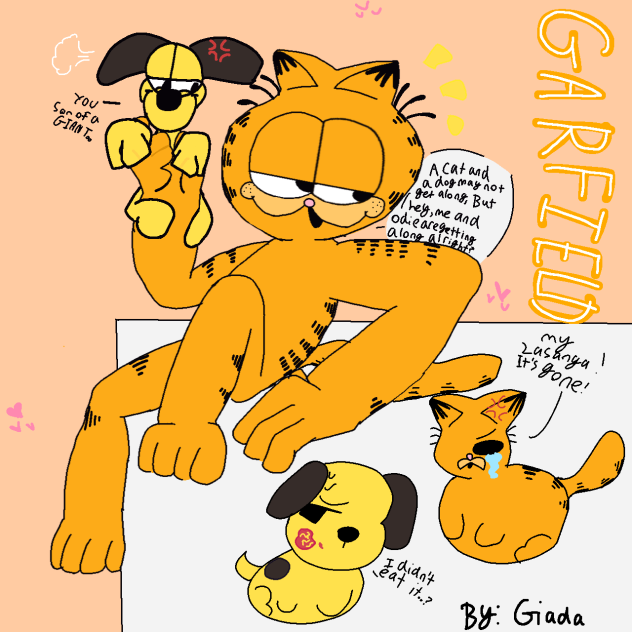 Garfield and Odie
