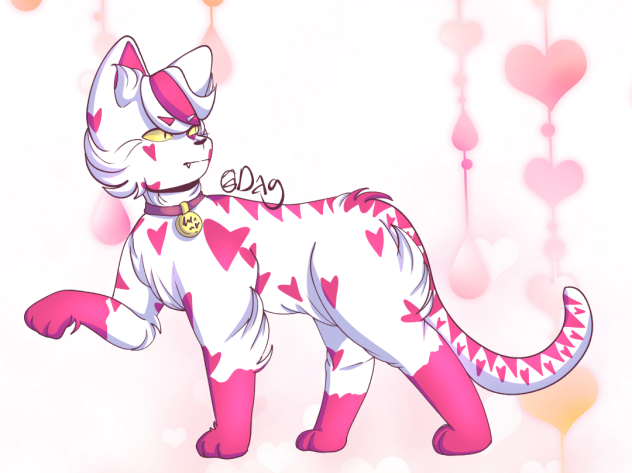 It’s heart cat シ